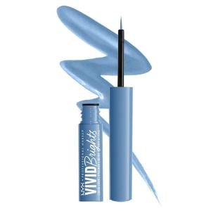 imageNYX PROFESSIONAL MAKEUP Vivid Matte Liquid Liner SmearResistant Eyeliner with Precise Tip  Black05 Cobalt Crush