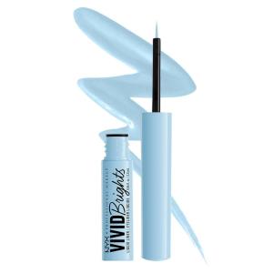 imageNYX PROFESSIONAL MAKEUP Vivid Matte Liquid Liner SmearResistant Eyeliner with Precise Tip  Black06 Blue Thang