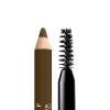 imageNYX PROFESSIONAL MAKEUP Powder Louder Eyebrow Pencil Brow Pencil with Buildable Volume For Up To 12HR Wear Vegan Formula  Brown02 Taupe