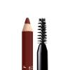 imageNYX PROFESSIONAL MAKEUP Powder Louder Eyebrow Pencil Brow Pencil with Buildable Volume For Up To 12HR Wear Vegan Formula  Brown04 Black Cherry