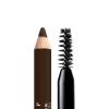 imageNYX PROFESSIONAL MAKEUP Powder Louder Eyebrow Pencil Brow Pencil with Buildable Volume For Up To 12HR Wear Vegan Formula  Brown08 Deep Brown