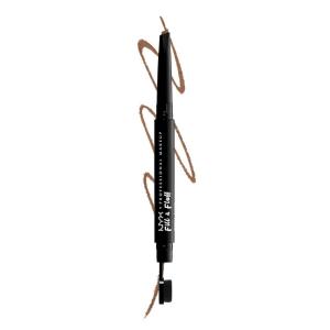 imageNYX PROFESSIONAL MAKEUP Fill ampamp Fluff Eyebrow Pomade Pencil Espresso02 Taupe