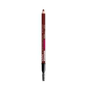 imageNYX PROFESSIONAL MAKEUP Powder Louder Eyebrow Pencil Brow Pencil with Buildable Volume For Up To 12HR Wear Vegan Formula  Brown04 Black Cherry