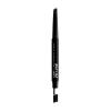 imageNYX PROFESSIONAL MAKEUP Fill ampamp Fluff Eyebrow Pomade Pencil Ash Brown09 Clear