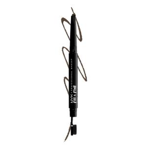 imageNYX PROFESSIONAL MAKEUP Fill ampamp Fluff Eyebrow Pomade Pencil Ash Brown05 Ash Brown