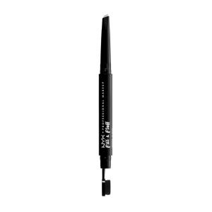 imageNYX PROFESSIONAL MAKEUP Fill ampamp Fluff Eyebrow Pomade Pencil Ash Brown09 Clear