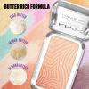 imageNYX PROFESSIONAL MAKEUP Buttermelt Highlighter Powder Highlighter Makeup With Up to 12H Wear and High Impact Glow  40 No 1 Butta Holographic LavenderGlaze It Butta