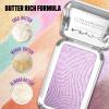 imageNYX PROFESSIONAL MAKEUP Buttermelt Highlighter Powder Highlighter Makeup With Up to 12H Wear and High Impact Glow  40 No 1 Butta Holographic LavenderNo 1 Butta
