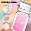 imageNYX PROFESSIONAL MAKEUP Buttermelt Highlighter Powder Highlighter Makeup With Up to 12H Wear and High Impact Glow  40 No 1 Butta Holographic LavenderU Butta Werk