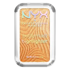 imageNYX PROFESSIONAL MAKEUP Buttermelt Highlighter Powder Highlighter Makeup With Up to 12H Wear and High Impact Glow  40 No 1 Butta Holographic LavenderButta Bling