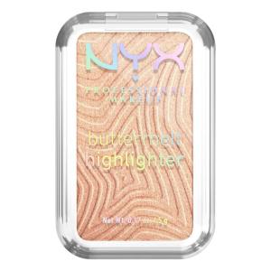 imageNYX PROFESSIONAL MAKEUP Buttermelt Highlighter Powder Highlighter Makeup With Up to 12H Wear and High Impact Glow  40 No 1 Butta Holographic LavenderGlaze It Butta