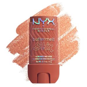 imageNYX PROFESSIONAL MAKEUP Buttermelt Glaze Stix NonGreasy Highlighter Stick With Up To 8HR Make Up Wear  01 Big Melt Energy Clear13 Left On Melt
