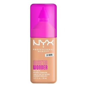 imageNYX PROFESSIONAL MAKEUP Make Em Wonder Liquid Foundation 24HR Foundation Makeup With A Soft Matte Finish Buildable Full Coverage  08 Vanilla10 Nude
