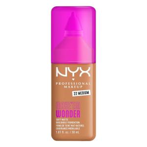 imageNYX PROFESSIONAL MAKEUP Make Em Wonder Liquid Foundation 24HR Foundation Makeup With A Soft Matte Finish Buildable Full Coverage  08 Vanilla22 Medium