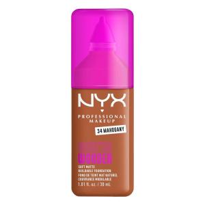 imageNYX PROFESSIONAL MAKEUP Make Em Wonder Liquid Foundation 24HR Foundation Makeup With A Soft Matte Finish Buildable Full Coverage  08 Vanilla34 Mahogany