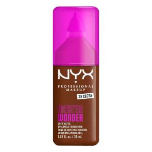 imageNYX PROFESSIONAL MAKEUP Make Em Wonder Liquid Foundation 24HR Foundation Makeup With A Soft Matte Finish Buildable Full Coverage  08 Vanilla39 Cocoa
