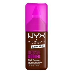 imageNYX PROFESSIONAL MAKEUP Make Em Wonder Liquid Foundation 24HR Foundation Makeup With A Soft Matte Finish Buildable Full Coverage  08 Vanilla41 Warm Walnut