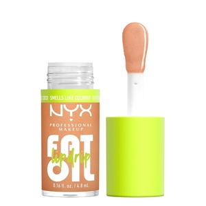 image:imageNYX PROFESSIONAL MAKEUP Fat Oil Lip Drip Moisturizing Lip Oil Gloss Tinted Formula amp Up to 12 HR Hydration Vegan amp CrueltyFree  Caramelt Mami BronzeCoconut Cutie