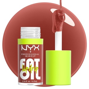 image:imageNYX PROFESSIONAL MAKEUP Fat Oil Lip Drip Moisturizing Lip Oil Gloss Tinted Formula amp Up to 12 HR Hydration Vegan amp CrueltyFree  Caramelt Mami Bronze10 Splash of Cream